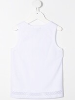 Thumbnail for your product : DKNY Logo Print Sleeveless Top