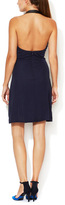 Thumbnail for your product : Cut25 Halter Dress with Contrast Leather Combo
