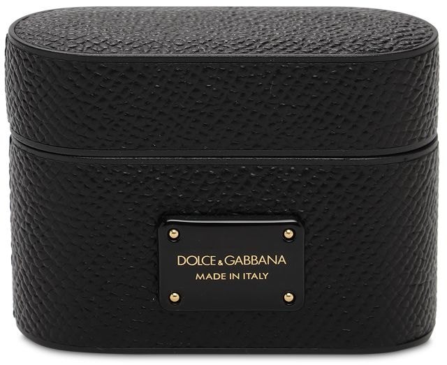 Dolce & Gabbana Logo Plaque Leather Airpods Pro Case - ShopStyle 