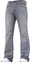 Thumbnail for your product : APT Mens Basic Blue Bootcut Wide Leg Flared Work Casual Jeans Big Sizes Grey 34 W X34