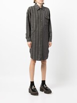 Thumbnail for your product : Lorena Antoniazzi Check-Pattern Panelled Shirtdress