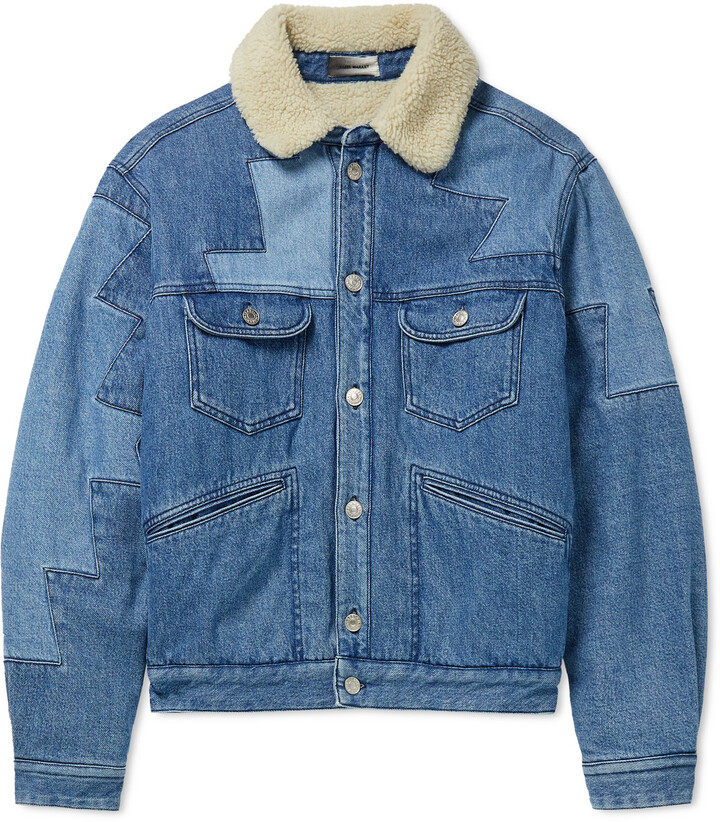 sheepskin trucker jacket