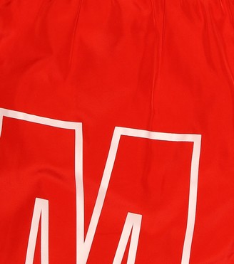 Msgm Kids Logo swim trunks