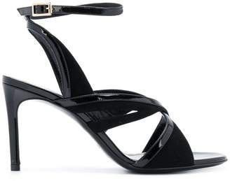 Lanvin crossover strap sandals