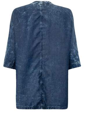 Select Fashion Fashion Womens Blue Kimmy Denim Acid Kimono - size M