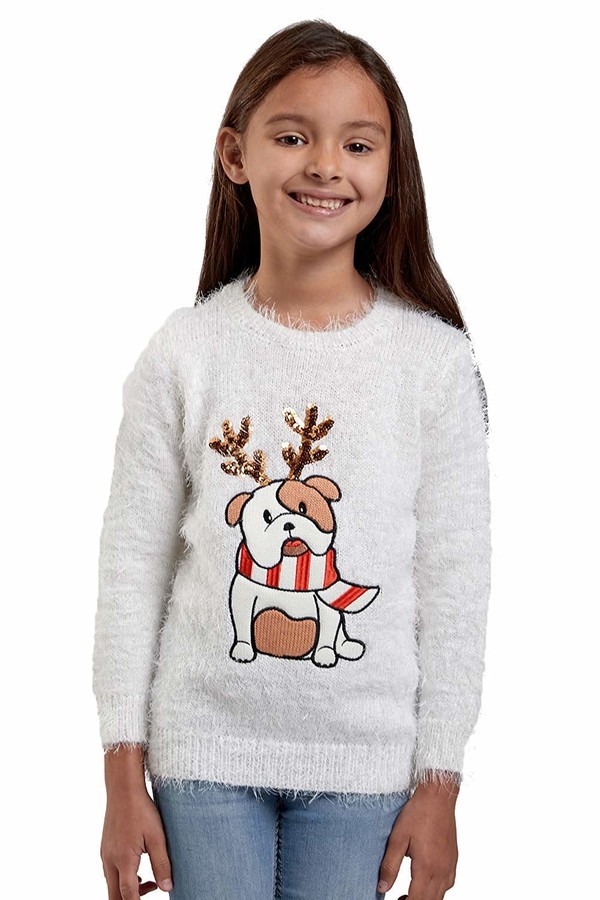 bulldog christmas jumpers