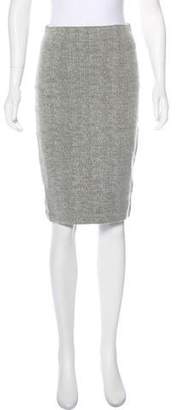 Robert Rodriguez Wool-Blend Knee-Length Skirt