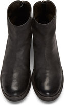 Thumbnail for your product : Marsèll Black Leather Lug Sole Ankle Boots
