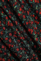 Thumbnail for your product : Philosophy di Lorenzo Serafini Pleated Floral-print Chiffon Maxi Dress