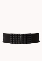 Thumbnail for your product : Forever 21 Studded Grid Waist Belt