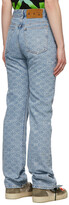 Thumbnail for your product : Off-White Blue Monogram Cool Baggy Jeans