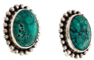 Stephen Dweck Turquoise Clip-On Earrings