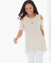 Thumbnail for your product : Cold-Shoulder Knit Top