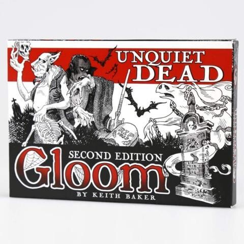 Atlas Gloom Unquiet Dead Expansion 2nd Edition Board Game by Games with 2-4 Players
