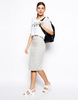 Thumbnail for your product : ASOS Column Pencil Skirt In Sweat