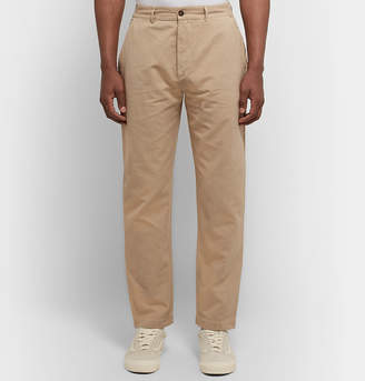 Universal Works Tapered Linen And Cotton-Blend Trousers