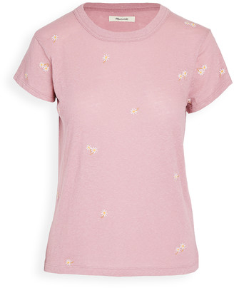 Madewell The Daisy Embroidered Tee