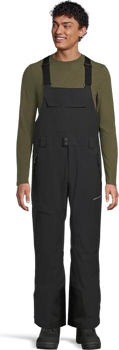 Obermeyer Perseus Bib Pants Men's Clothing Black : XL R Polyester