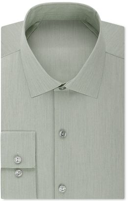 Kenneth Cole Reaction Slim-Fit Techni-Cole Flex Collar Solid Dress Shirt