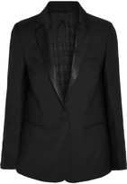 Thumbnail for your product : Karl Lagerfeld Paris Emilia wool-piqué blazer