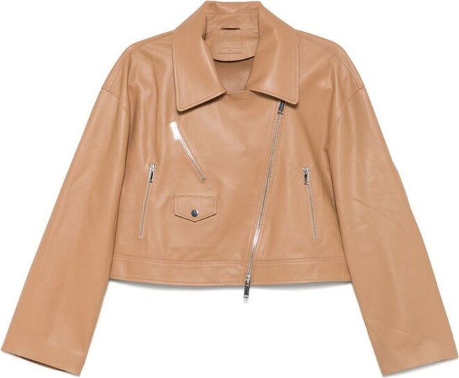 Desa 1972 Zip-Detail Biker Jacket