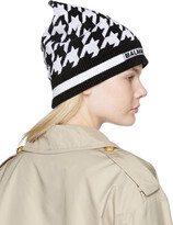Thumbnail for your product : Balmain Black & White Houndstooth Beanie
