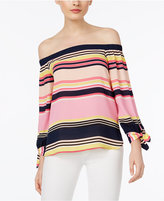 Thumbnail for your product : INC International Concepts Off-The-Shoulder Tie-Cuff Top, Only at Macy's