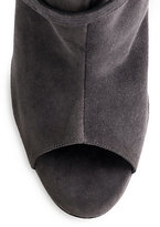 Thumbnail for your product : Manolo Blahnik Basella Suede Strappy Booties