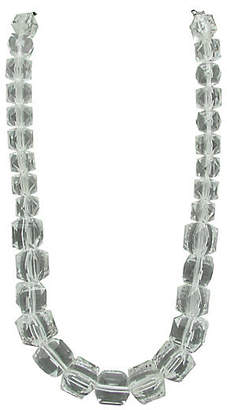 One Kings Lane Vintage Graduated Lucite Bead Necklace