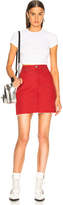Thumbnail for your product : Rag & Bone Jean JEAN Moss Skirt in Bull Red | FWRD