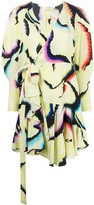 Thumbnail for your product : A.L.C. Graphic Print Wrap Dress