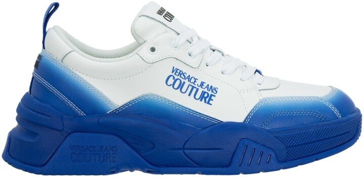 Versace Jeans Couture Blue Men's Shoes | Shop the world's largest 