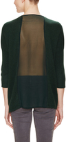 Thumbnail for your product : Design History Cashmere Chiffon Back Sweater