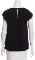 Thumbnail for your product : Kate Spade Short Sleeve Scoop Neck Blouse