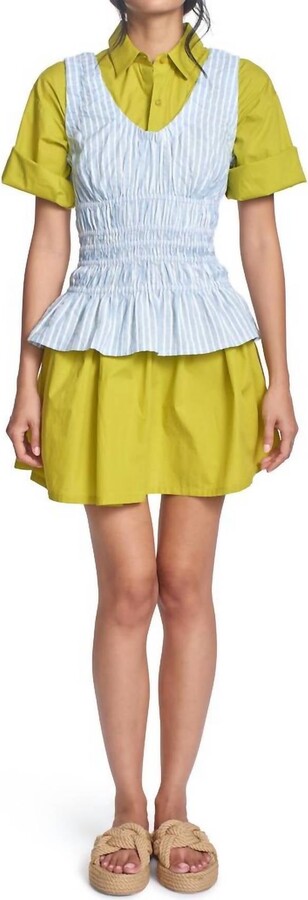 Corey Lynn Calter Chelsea Top In Stripe