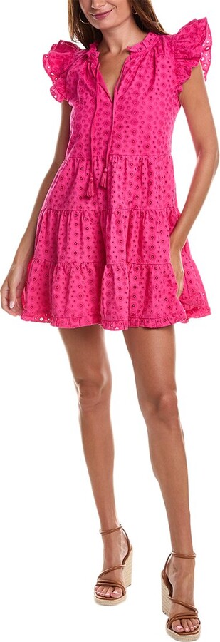 Sail to Sable Ruffle Neck Mini Dress