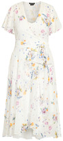 Thumbnail for your product : City Chic Summer Rose Dress - ivory