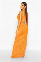Thumbnail for your product : boohoo Orange Polka Dot Maxi Dress