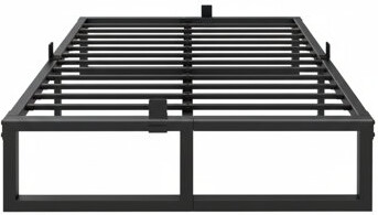 Alwyn Home 14 Inch Queen Bed Frame,3500 Lbs Heavy Duty Metal Platform, Steel Slats Support/No Box Spring Needed/Noise Free/Non-Slip/Easy Assembly