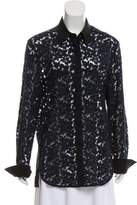 Thumbnail for your product : 3.1 Phillip Lim Lace Button Down Top