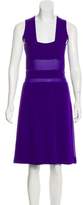 Thumbnail for your product : Alessandro Dell'Acqua Wool Semi-Sheer Dress