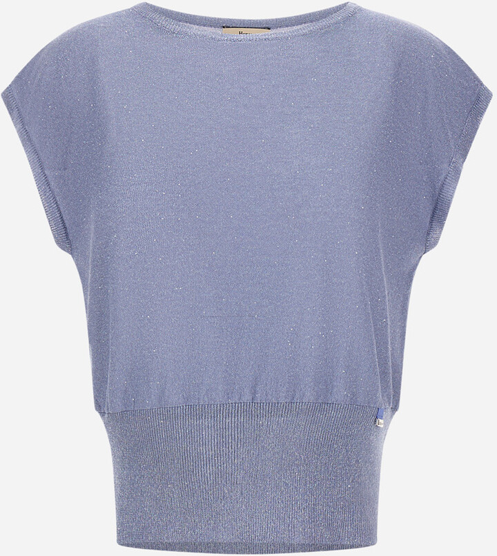 Herno Sweater In Bright Sequins Viscose