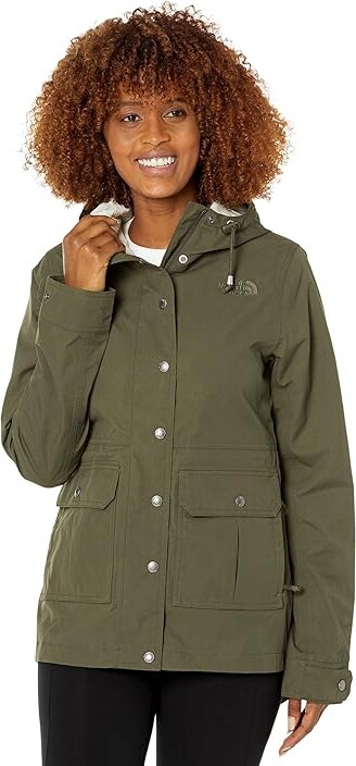 The North Face Kepplier Rain Jacket (New Taupe Green) Women's Clothing -  ShopStyle