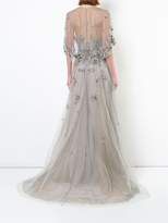 Thumbnail for your product : Marchesa Notte embroidered cape gown