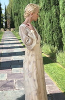 Thumbnail for your product : Joanna August Gwen Embroidered Long Sleeve Wedding Dress