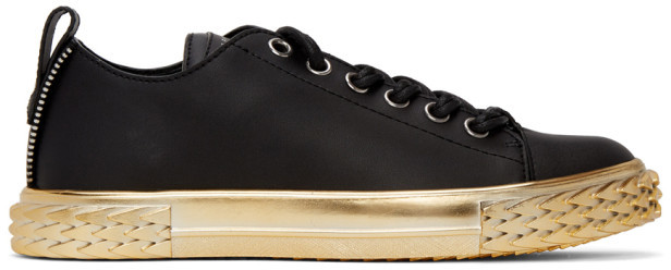 giuseppe zanotti black and gold