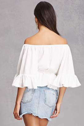 Forever 21 Ruffle Off-the-Shoulder Top