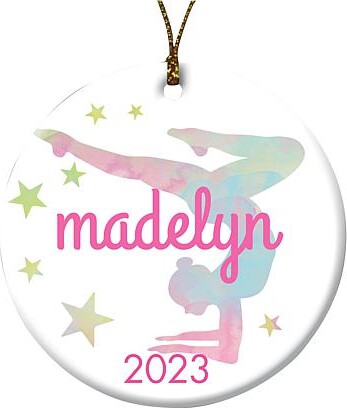 Custom Personalization Solutions Personalized Gymnastics Ornament