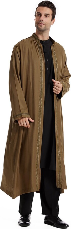 Vhersily Gifts Deals 2025 Saudi Arabian Muslim Dubai Robe Kaftan Dress ...