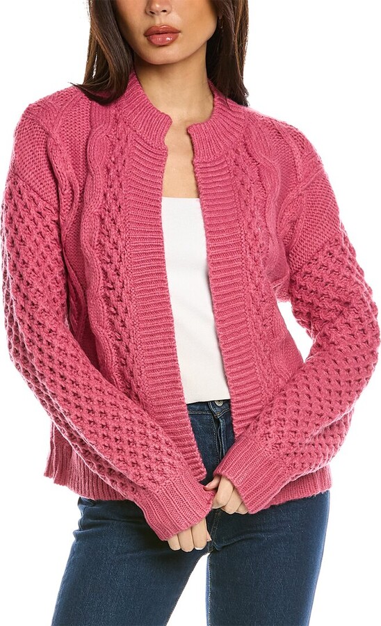 Design History MultiStitch Cardigan ShopStyle